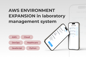 AWS environment expansion in laboratory management system
