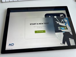 HR dashboard and recruitment test as an app